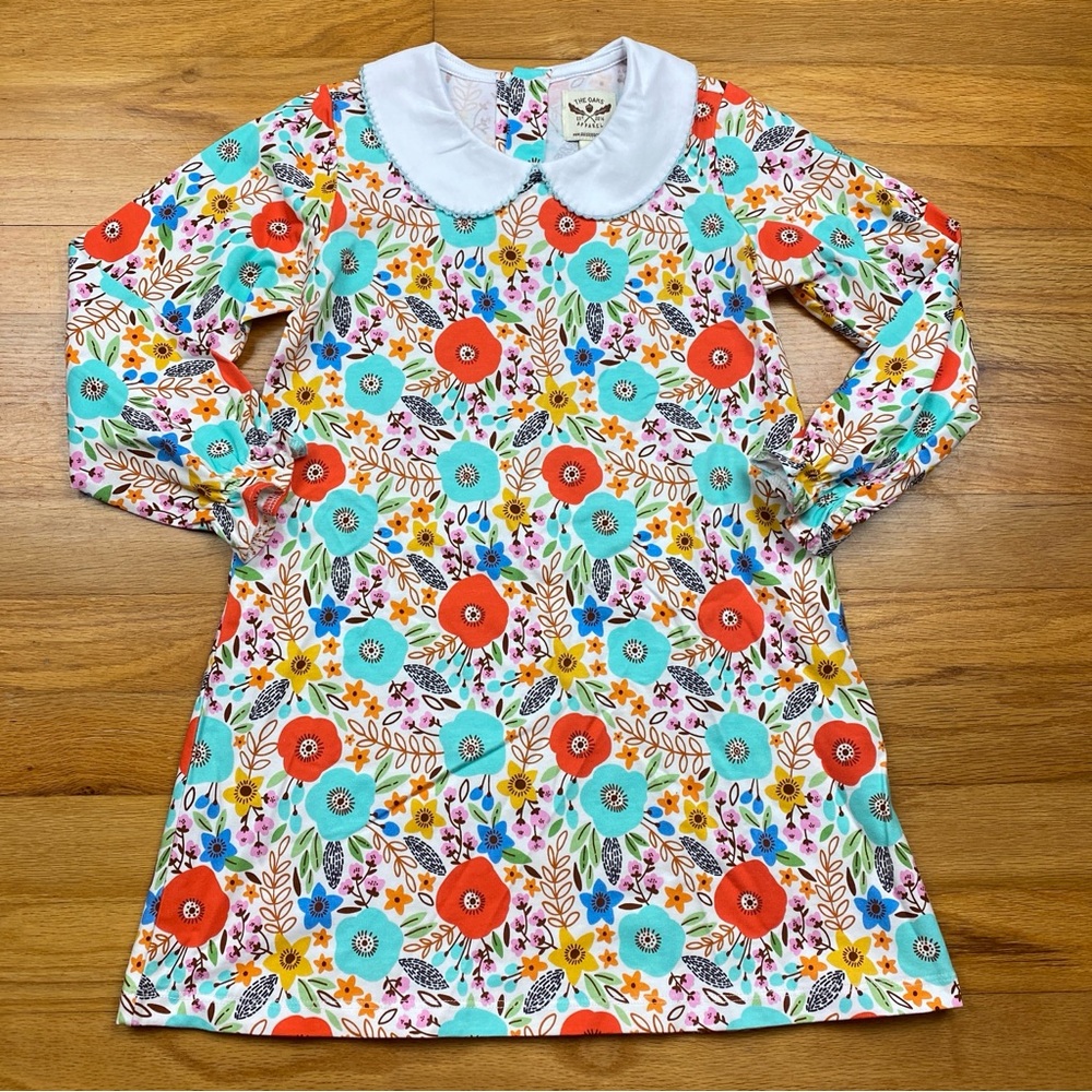The Oaks Presley Kait Fall Floral Dress Size 4Y PERFECT!